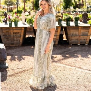 Sage green Nyla maternity/non maternity maxi dress